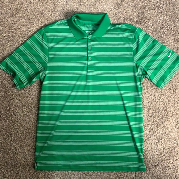 Nike Blue And Lime Green Polo Nike Shirts Green Nike Golf Polo